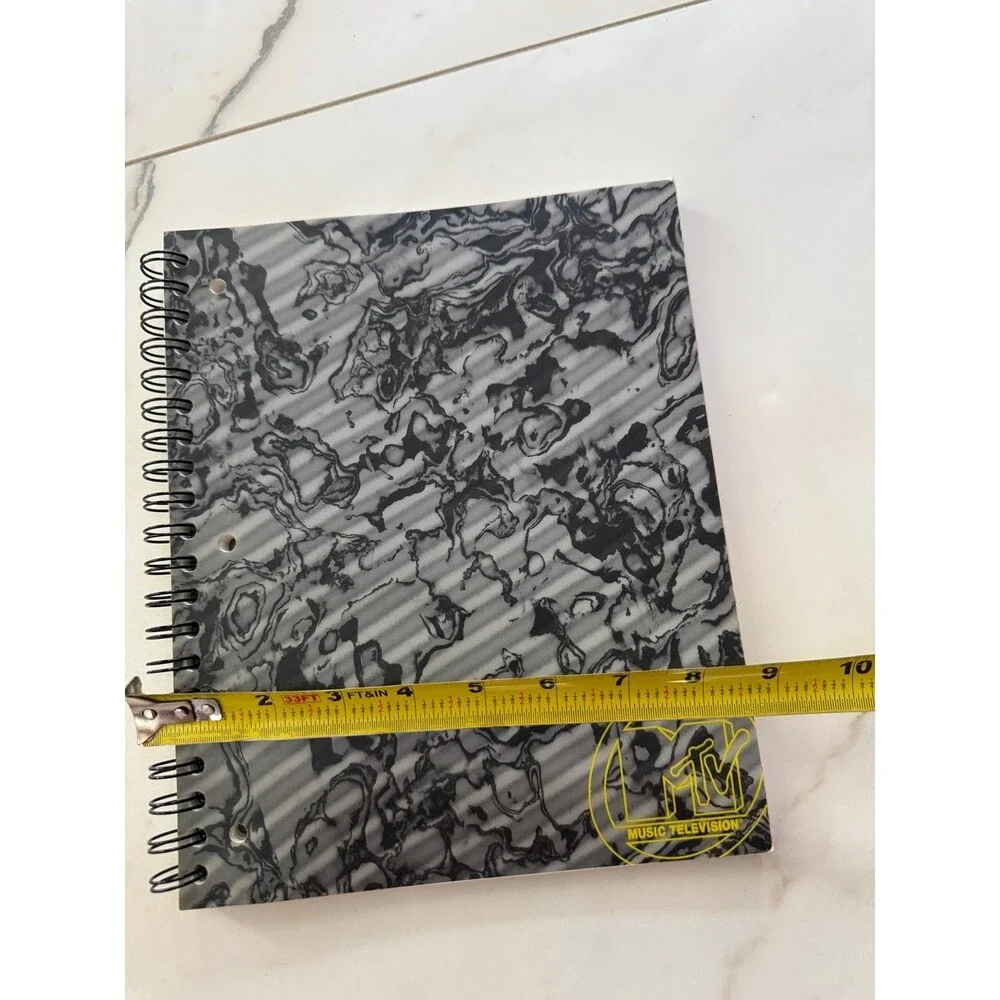 VTG 1997 MTV Spiral Bound Notebook Stuart Hall Music Television NEW Holographic